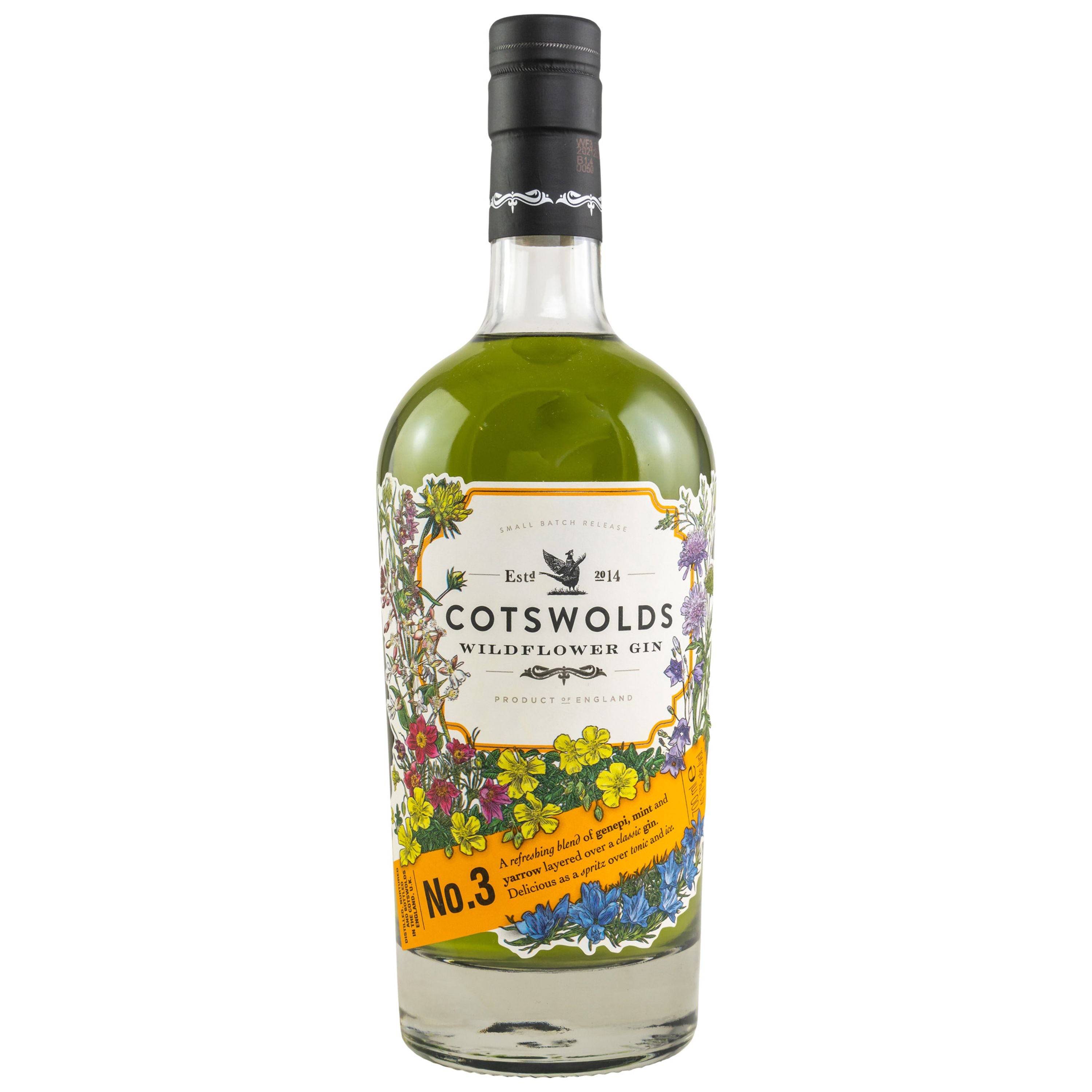 Cotswolds Wildflower Gin No.3 0.7l, alc. 41.7% ABV, Gin England