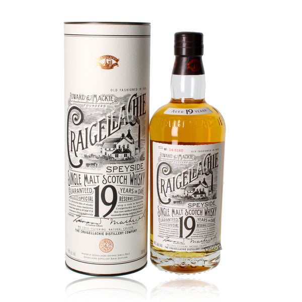 Craigellachie 19 vuotta 0,7l, alk. 46 % tilavuudesta