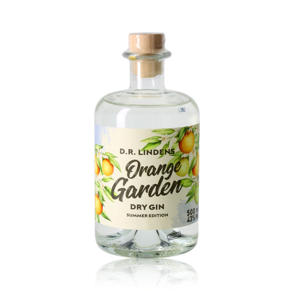 DR Linden's Orange Garden - Dry Gin 0,5l, alk. 43 tilavuusprosenttia. 