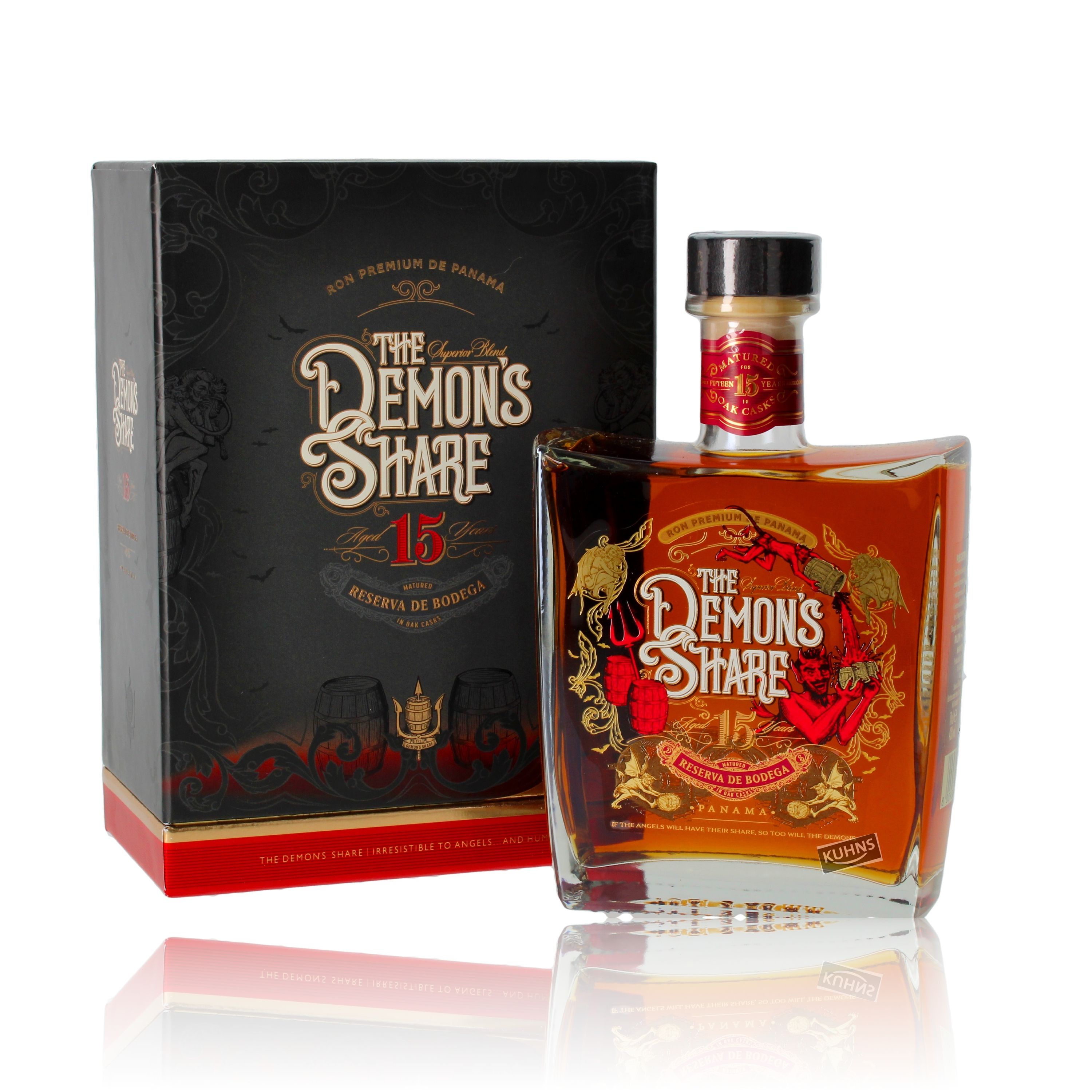 The Demon's Share 15 Jahre  0,7l, alc. 43 Vol.-%, Rum Panama