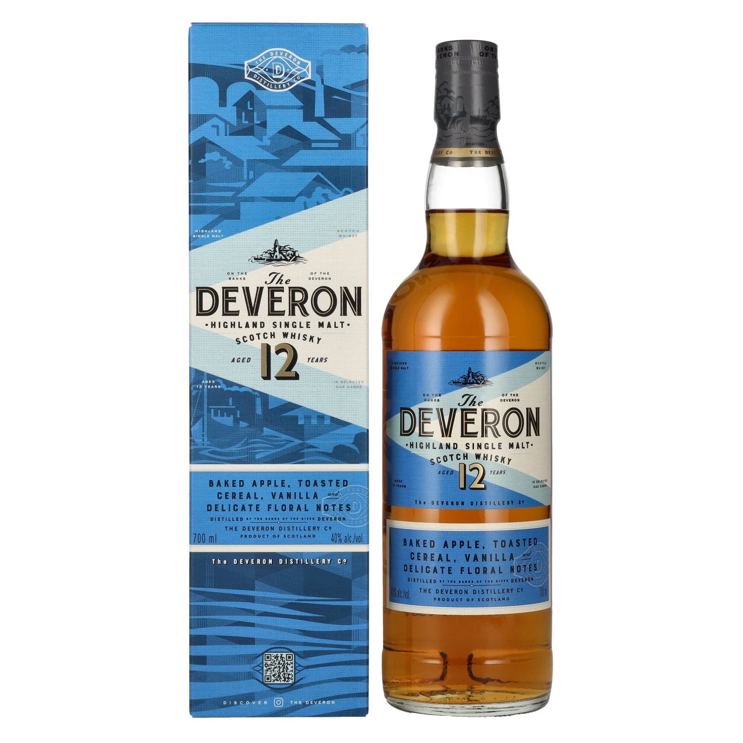 Deveron 12 vuotta 0,7l, alk. 40 % tilavuudesta