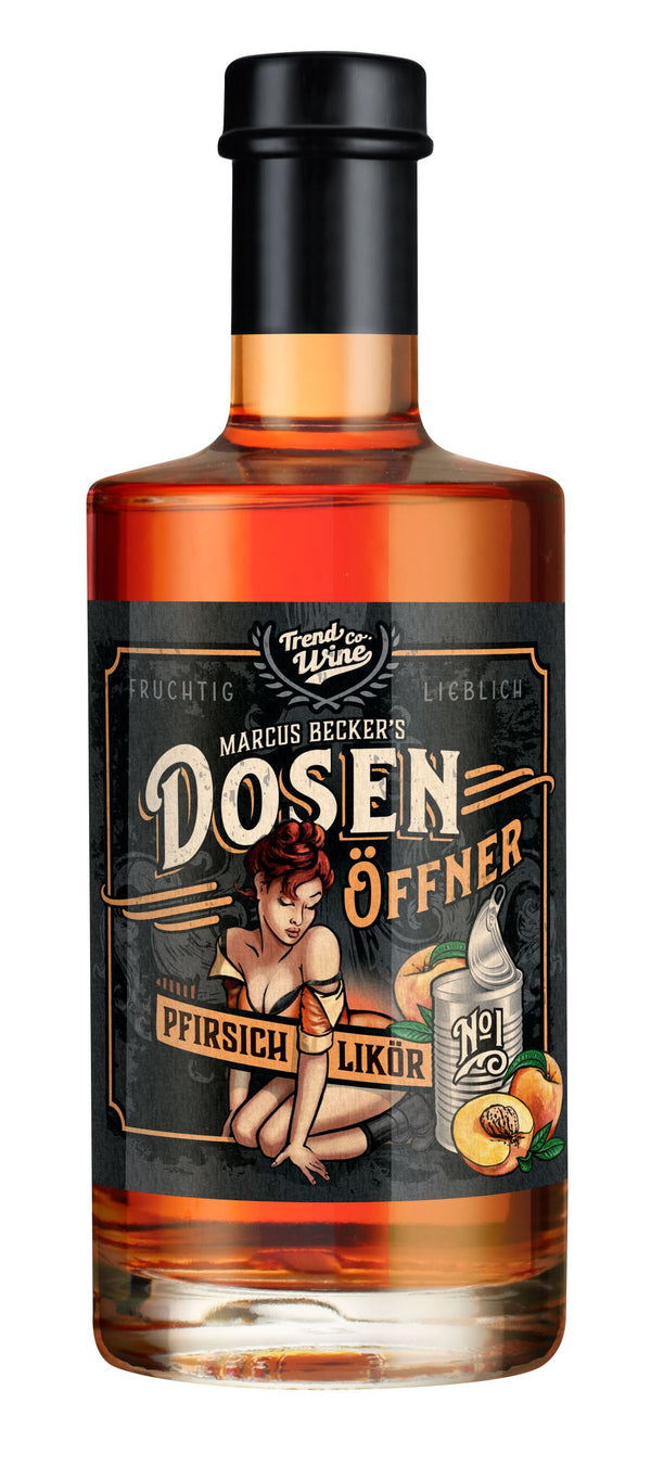 Dosenöffner Pfirsich-Likör 0,35l, alc. 20 Vol.-%