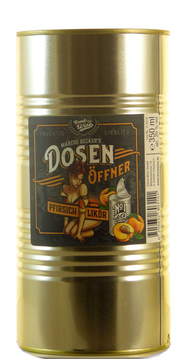 Can opener peach liqueur 0.35l, alc. 20% by volume