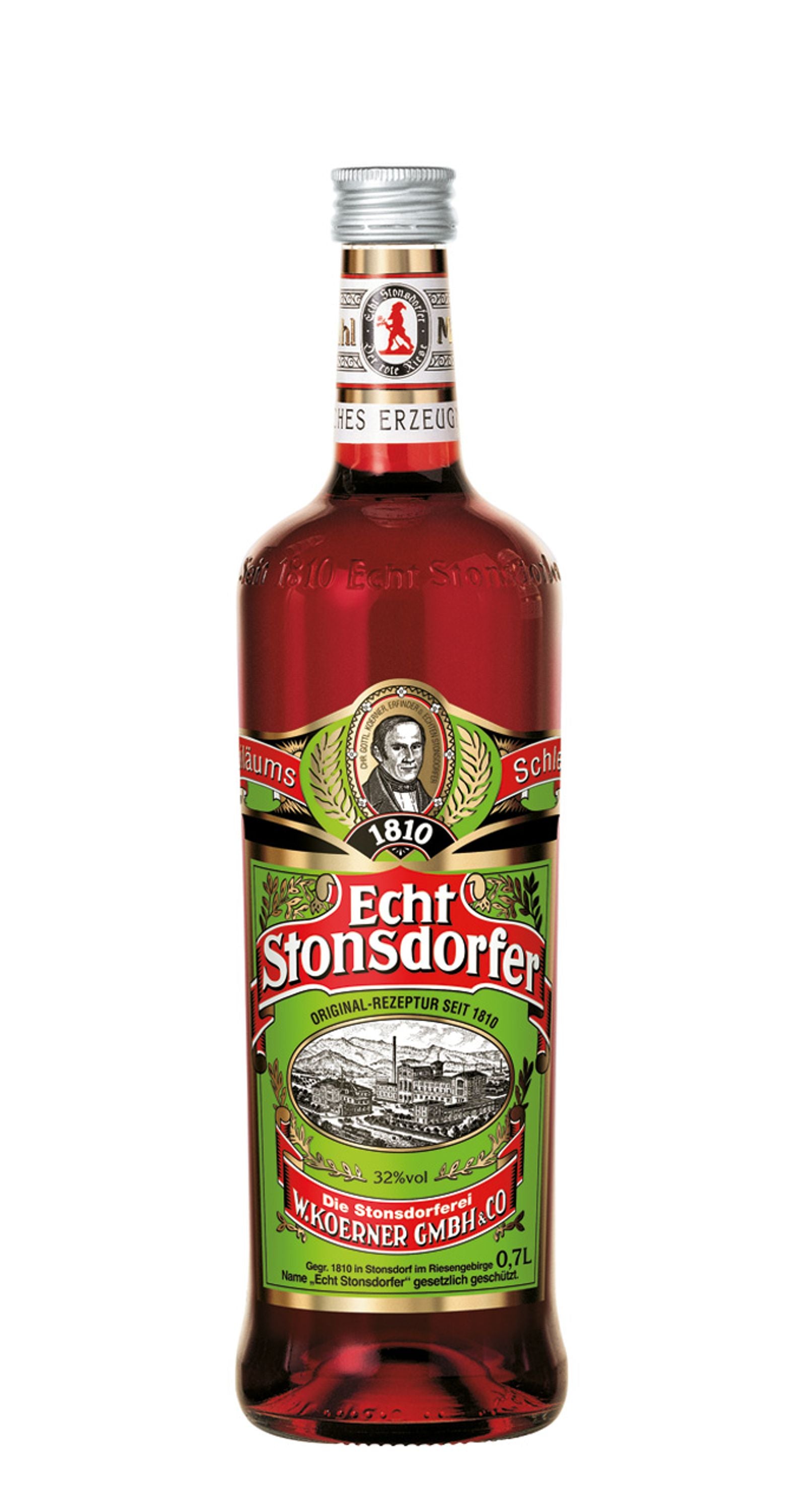 Genuine Stonsdorfer 0.7l alc. 32% by volume, fruit and herb liqueur