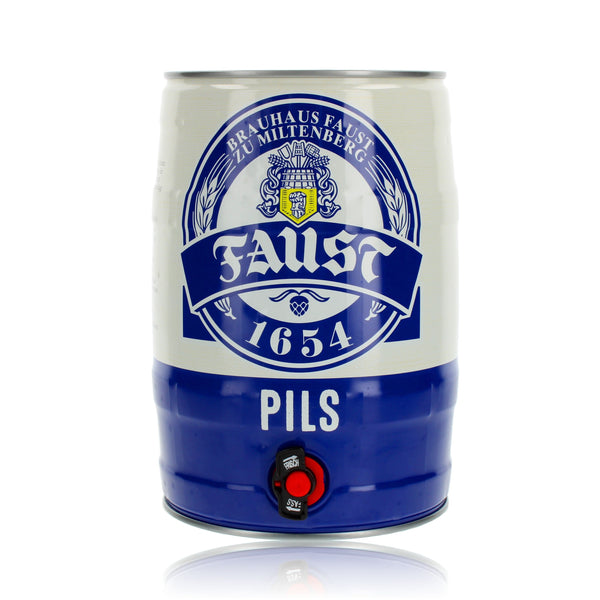 Faust Pils Partyfass 5,0l, alc. 4,9 Vol.-%