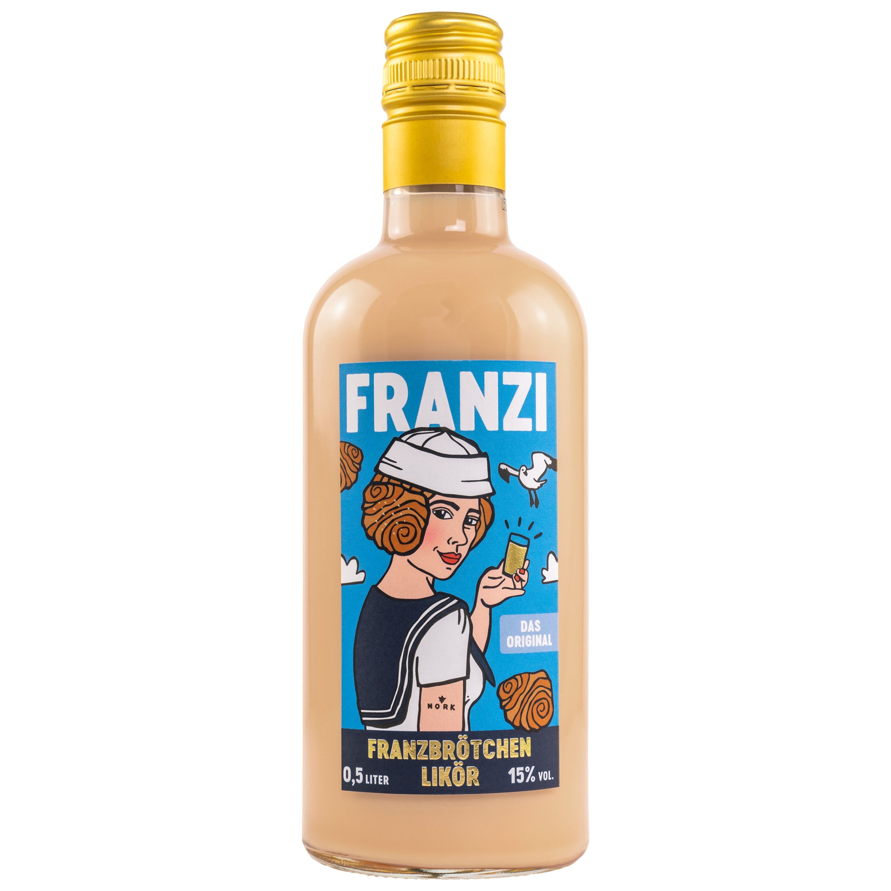 Franzi Franzbrötchen liqueur 0.5l, alc. 15% by volume