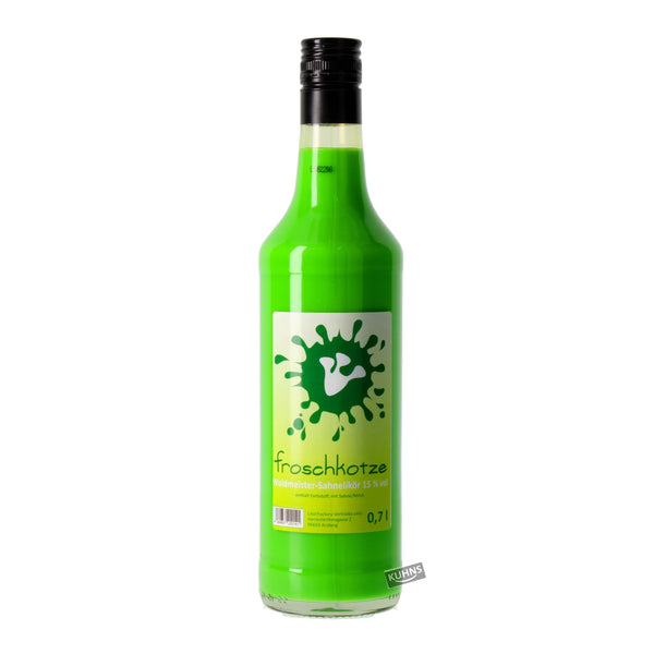 Frog puke woodruff cream liqueur 0.7l, alc. 15% by volume