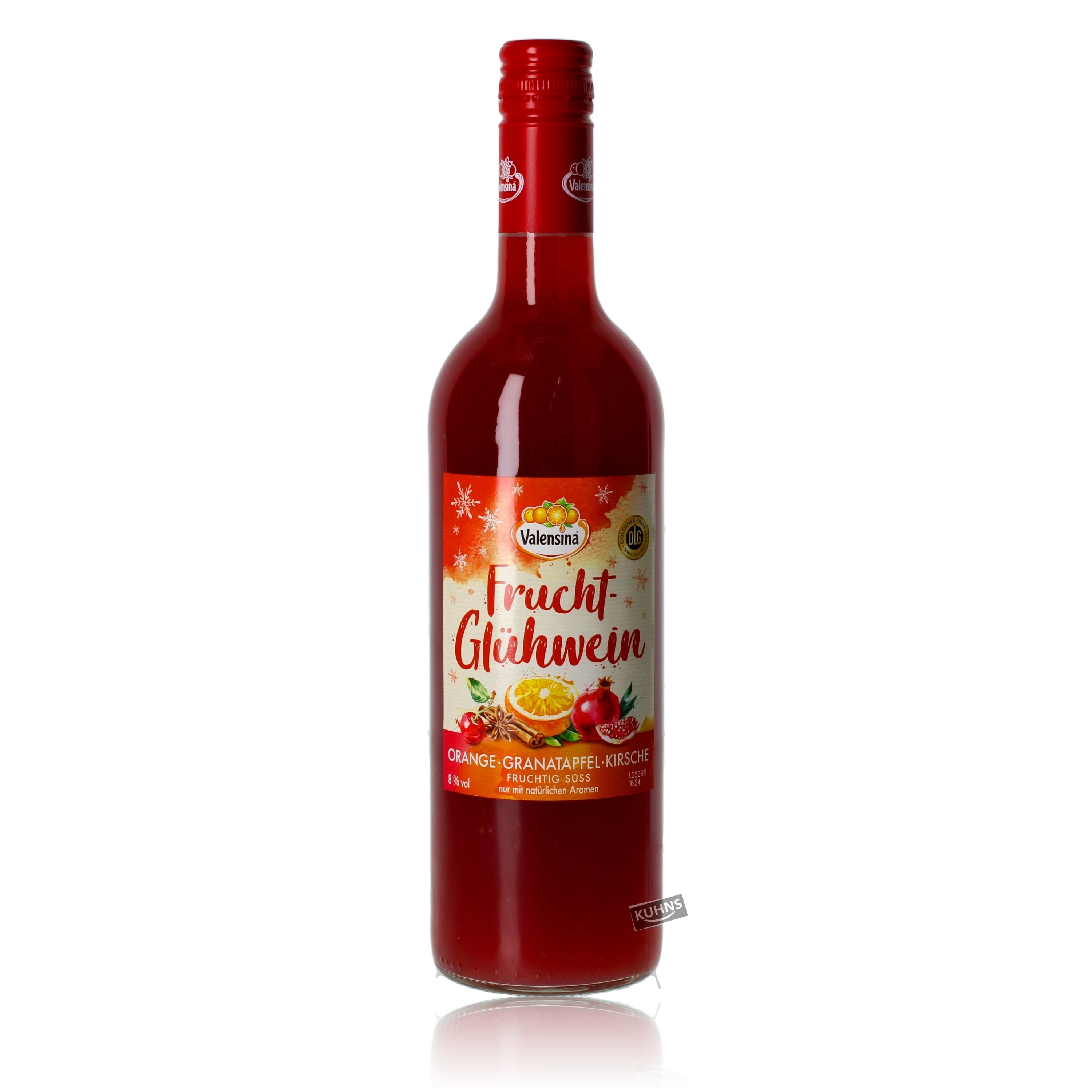 Valensina fruit mulled wine orange pomegranate cherry 0.75l, alc. 8% vol., mulled wine Germany