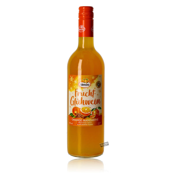 Valensina Fruchtglühwein Orange Mandarine 0,75l, alc. 8 Vol.-%