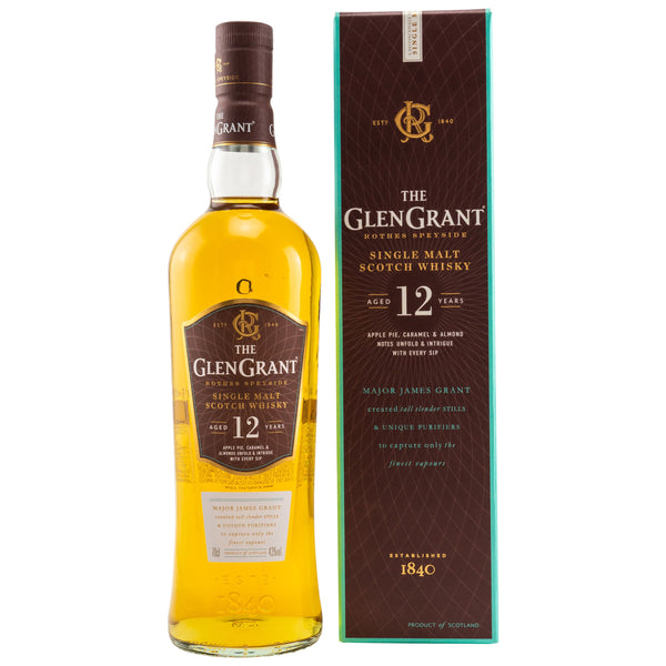 Glen Grant 12 Years Speyside Single Malt Scotch Whiskey 0.7l, alc. 43% by volume