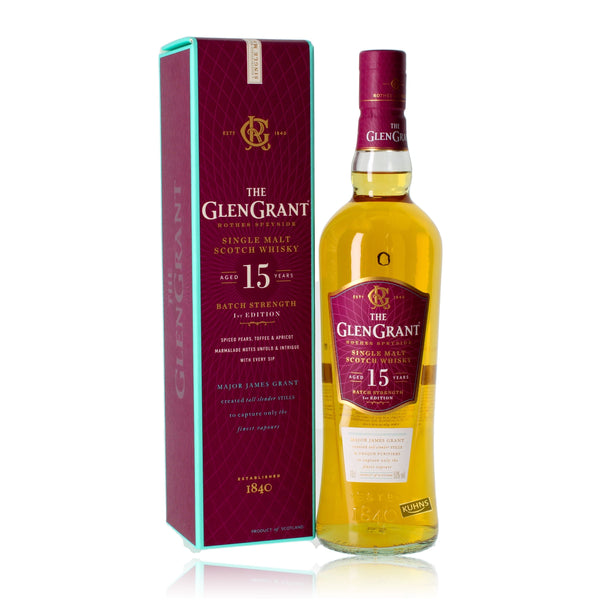 Glen Grant 15 years Batch Strength 0.7l, alc. 50 Vol.-%