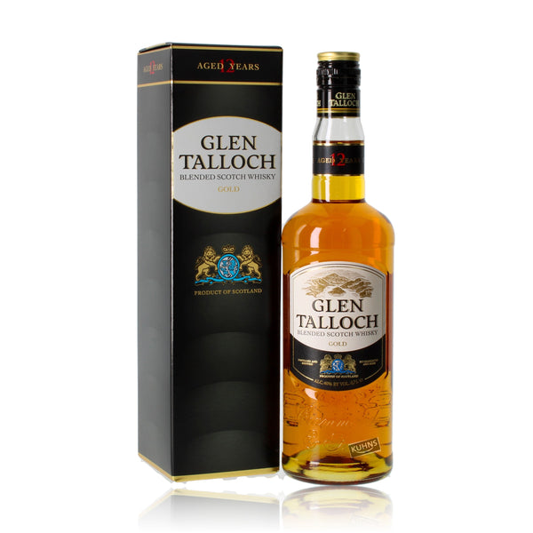 Glen Talloch Gold 12 Years Blended Scotch Whisky 0,7l, alk. 40 % tilavuudesta