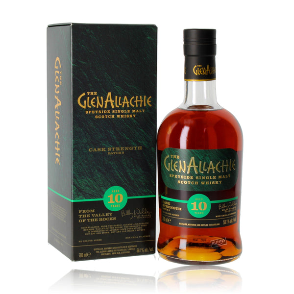 Glenallachie 10 Years Cask Strength Erä 9 0,7l alk. 58,1 tilavuusprosenttia.