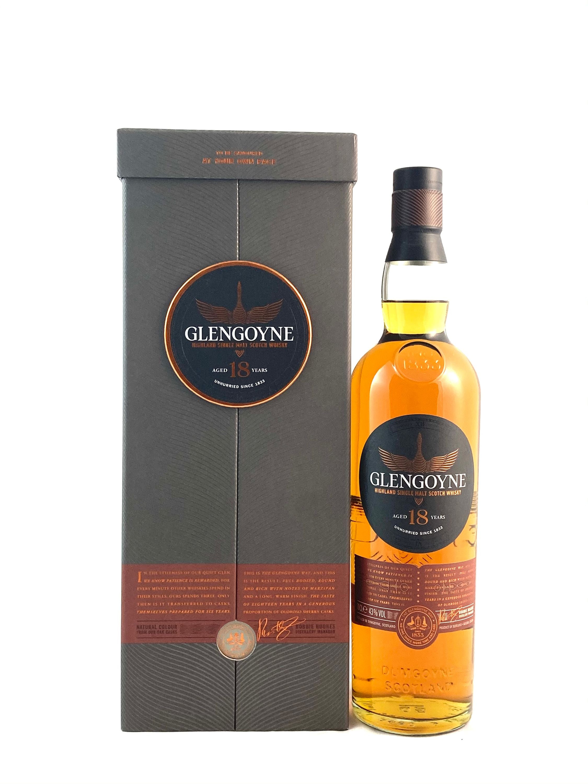 Glengoyne 18 Jahre Highland Single Malt Scotch Whisky 0,7l, alc. 43 Vol.-%