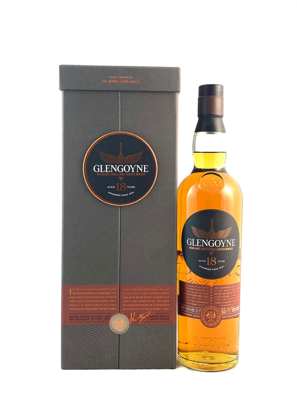 Glengoyne 18 Years Highland Single Malt Scotch Whisky 0,7l, alk. 43 tilavuusprosenttia.