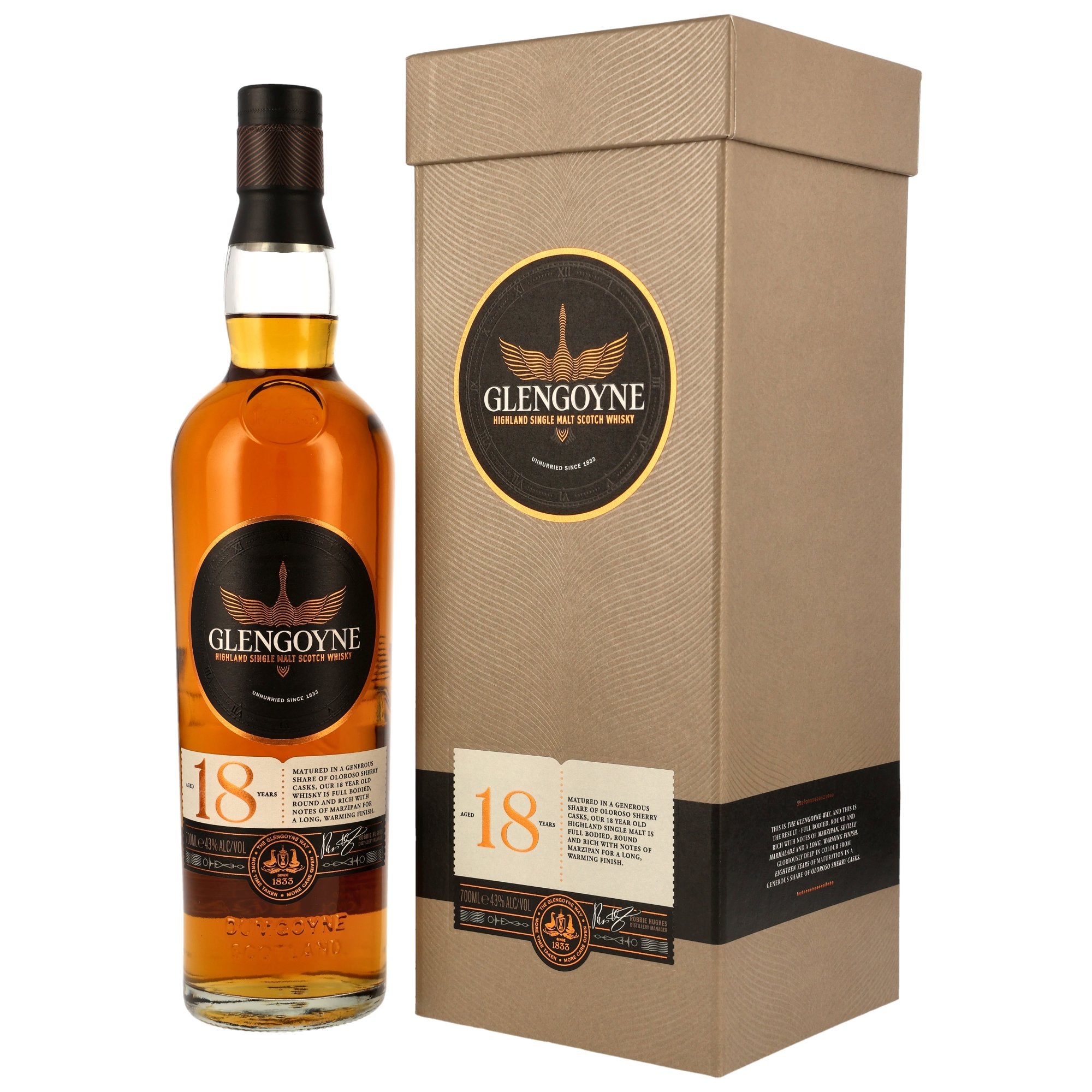 Glengoyne 18 Jahre 0,7l, alc. 43 Vol.-%