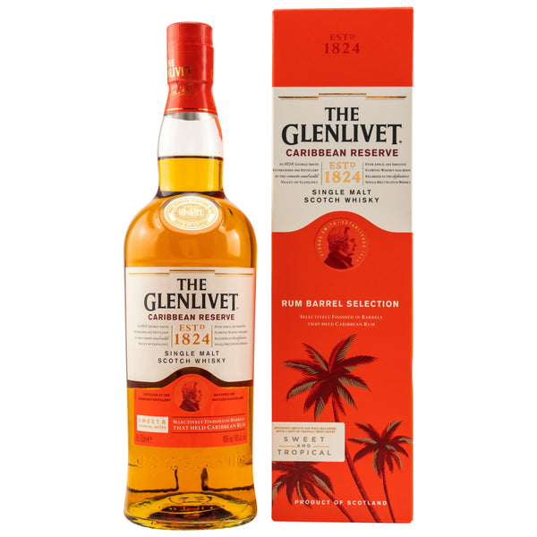 Glenlivet Caribbean Reserve 0.7l, alc. 40 Vol.-%