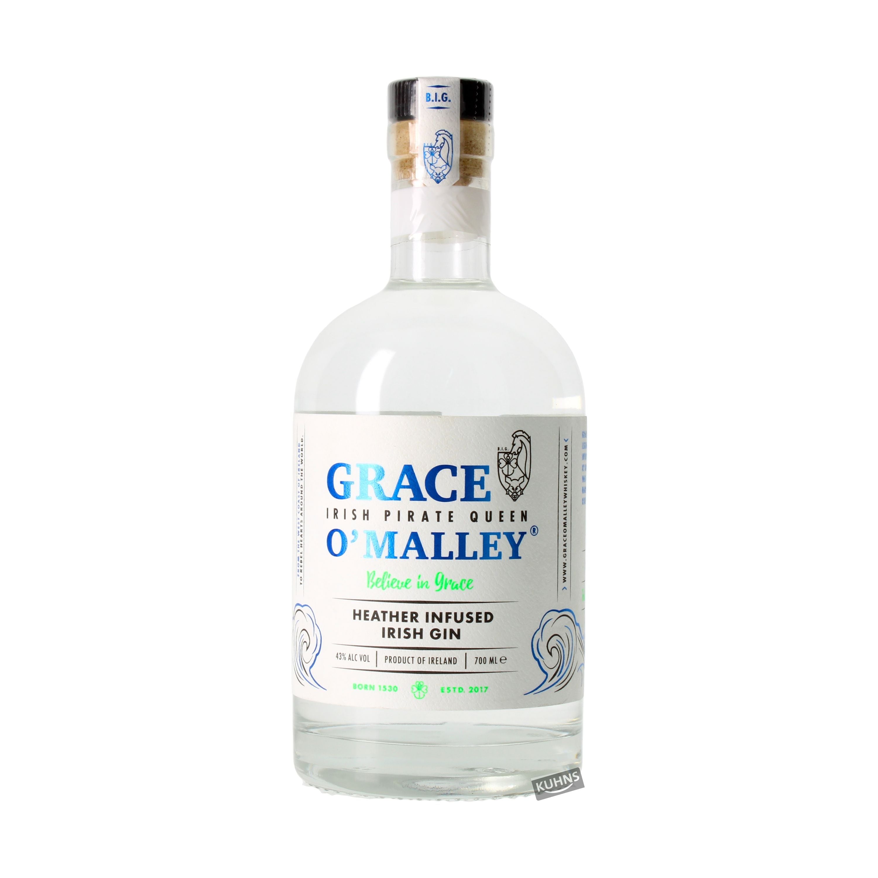 Grace O'Malley Heather infused Irish Gin 0,7l, alc. 43 Vol.-%