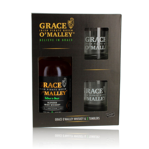 Grace O'Malley Gift Set Blended Irish Whiskey 0.7l, alc. 40% by volume 