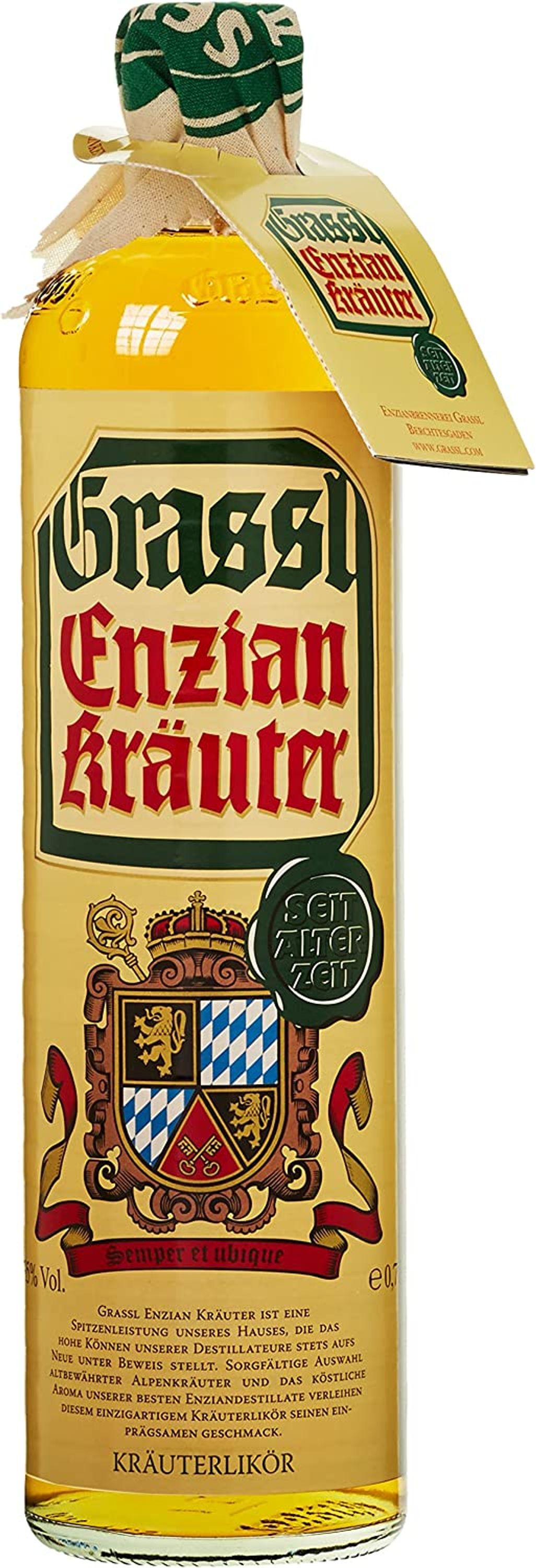 Grassl Enzian Kräuterlikör 0,7l, alc. 35 Vol.-%