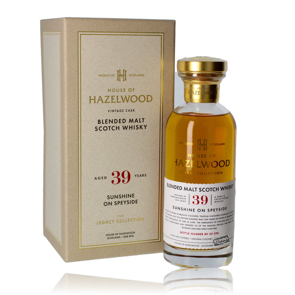 House of Hazelwood 39 Jahre Sunshine on Speyside 0,7l, alc. 42,5 Vol.-%