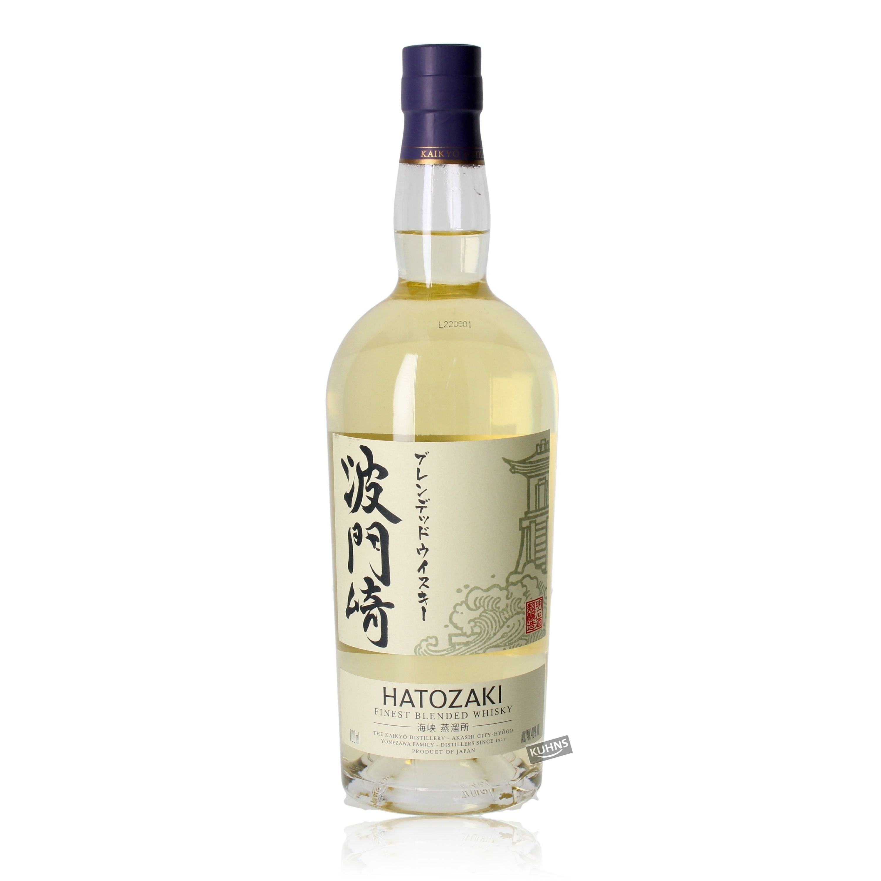 Hatozaki Finest Blended Japanese Whisky 0,7l, alk. 40 % tilavuudesta