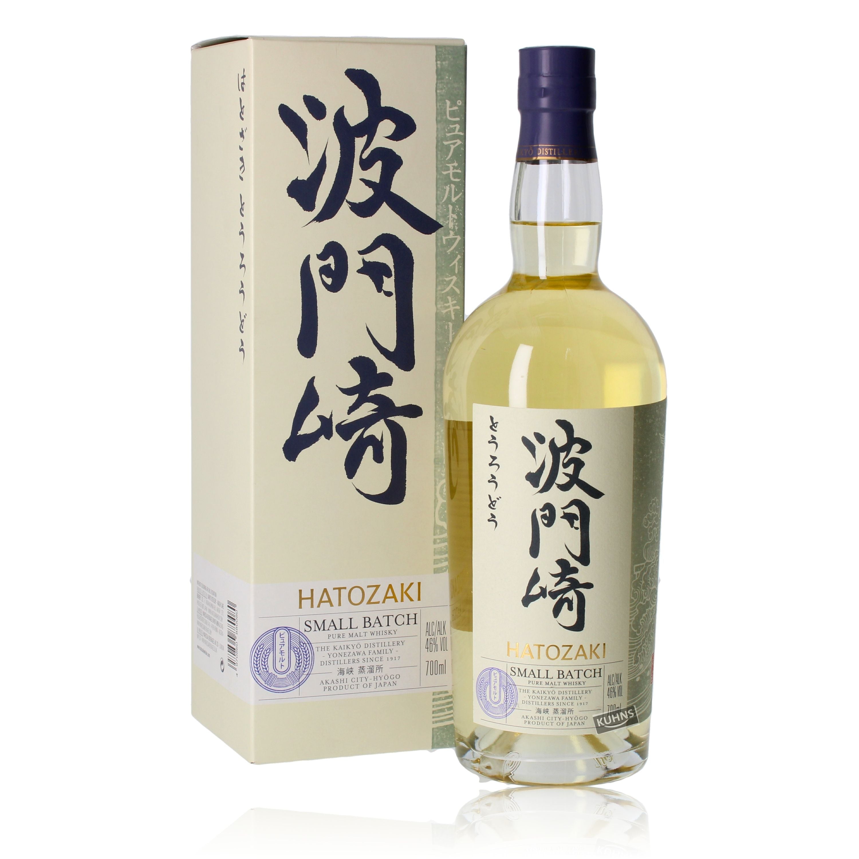 Hatozaki Pure Malt Small Batch Blended Japanese Whiskey 0.7l, alc. 46% by volume