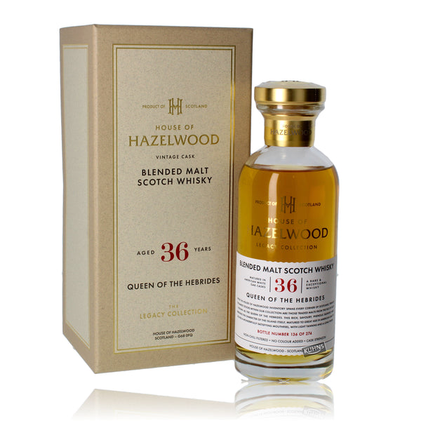 House of Hazelwood 36 Jahre 'Queen of the Hebrides' 0,7l aloc. 43,4 Vol.-%