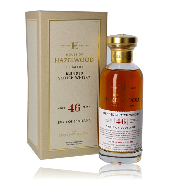 House of Hazelwood 46 Jahre Spirit of Scotland 0,7l, alc. 43,6 Vol.-%