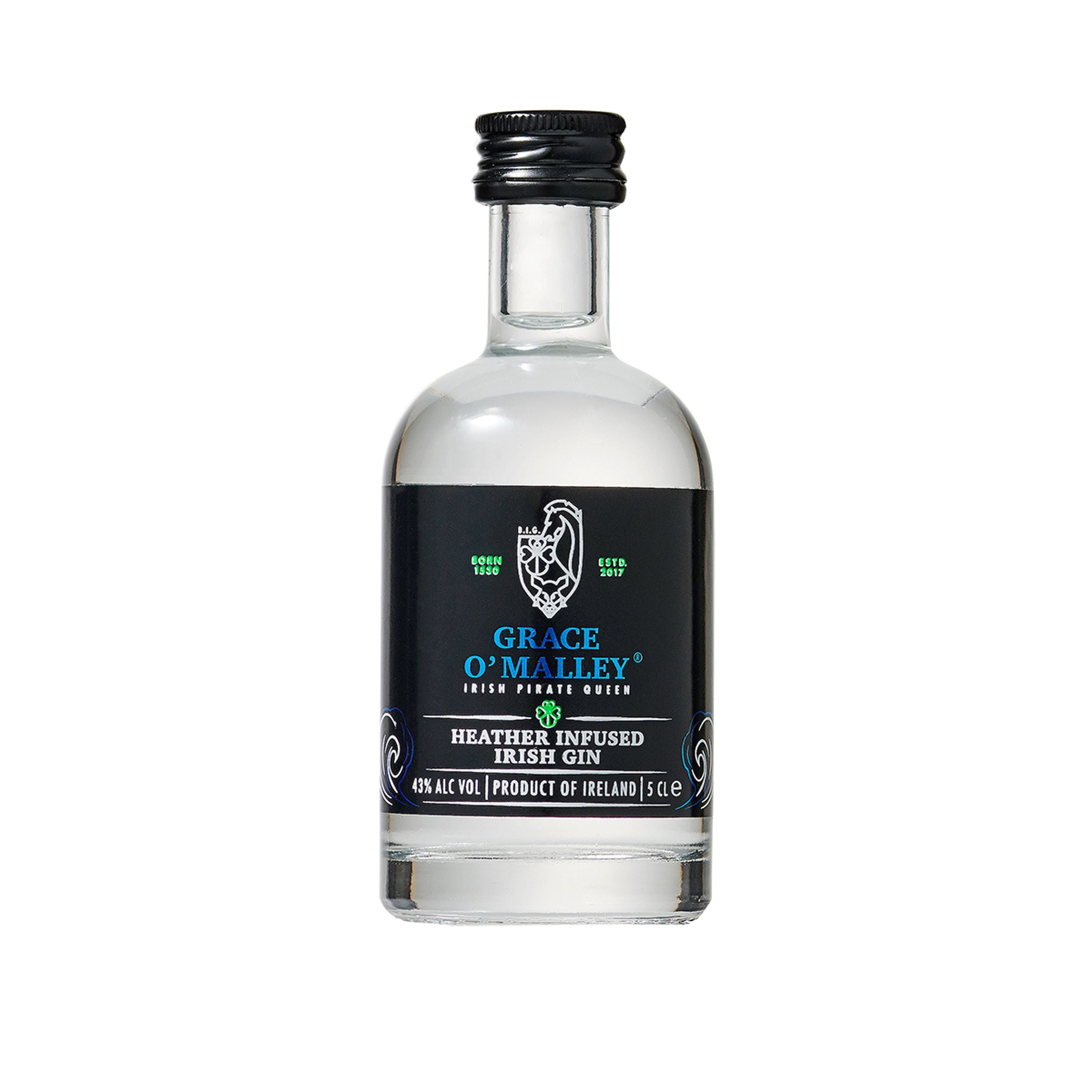 Grace O'Malley Heather infused Irish Gin 0,05l, alc. 43 Vol.-%