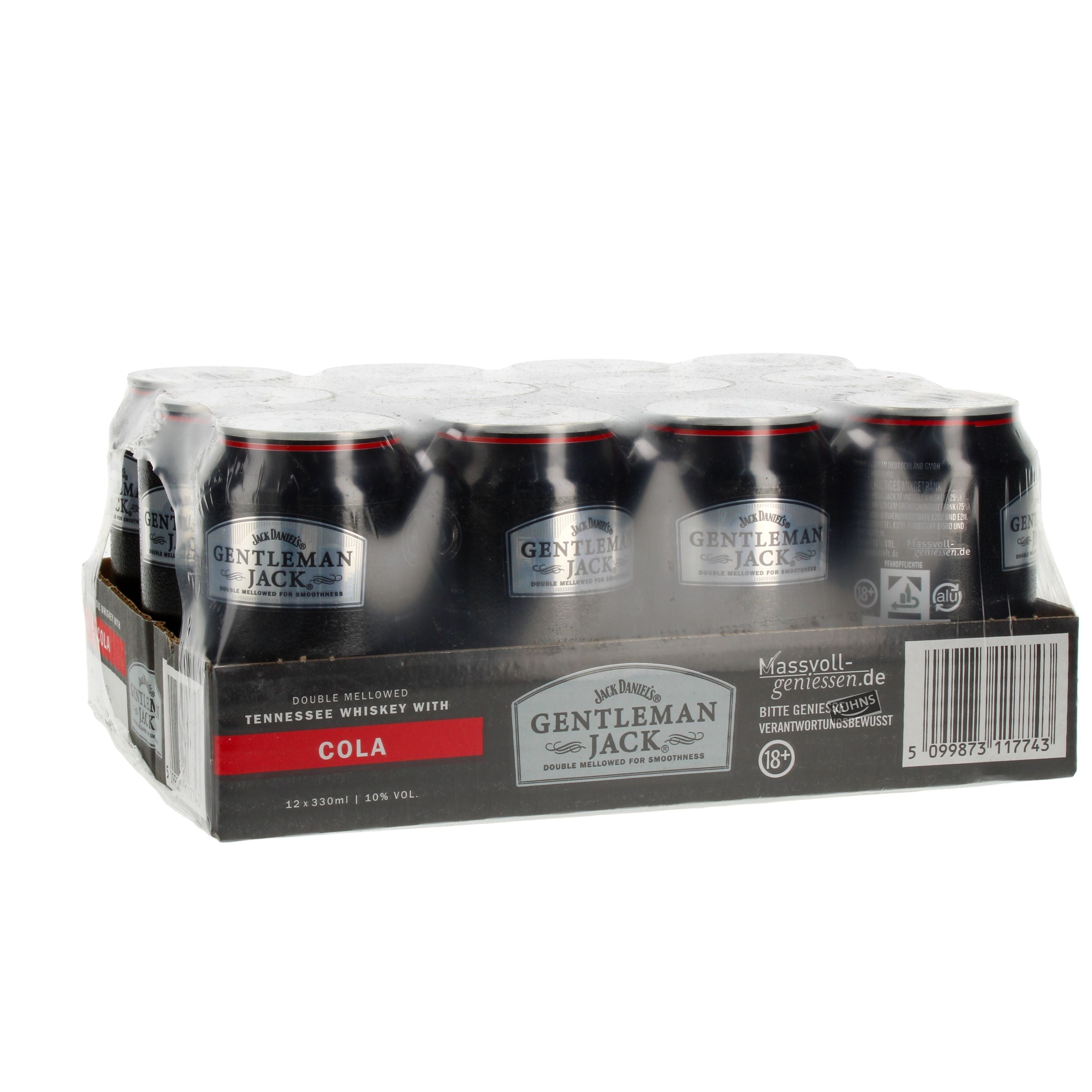Jack Daniel's Gentleman Jack &amp; Cola 12x0,33l, alk. 10 tilavuus-%