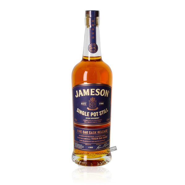 Jameson Five Oak Cask Release 0,7l alk. 46 % tilavuudesta