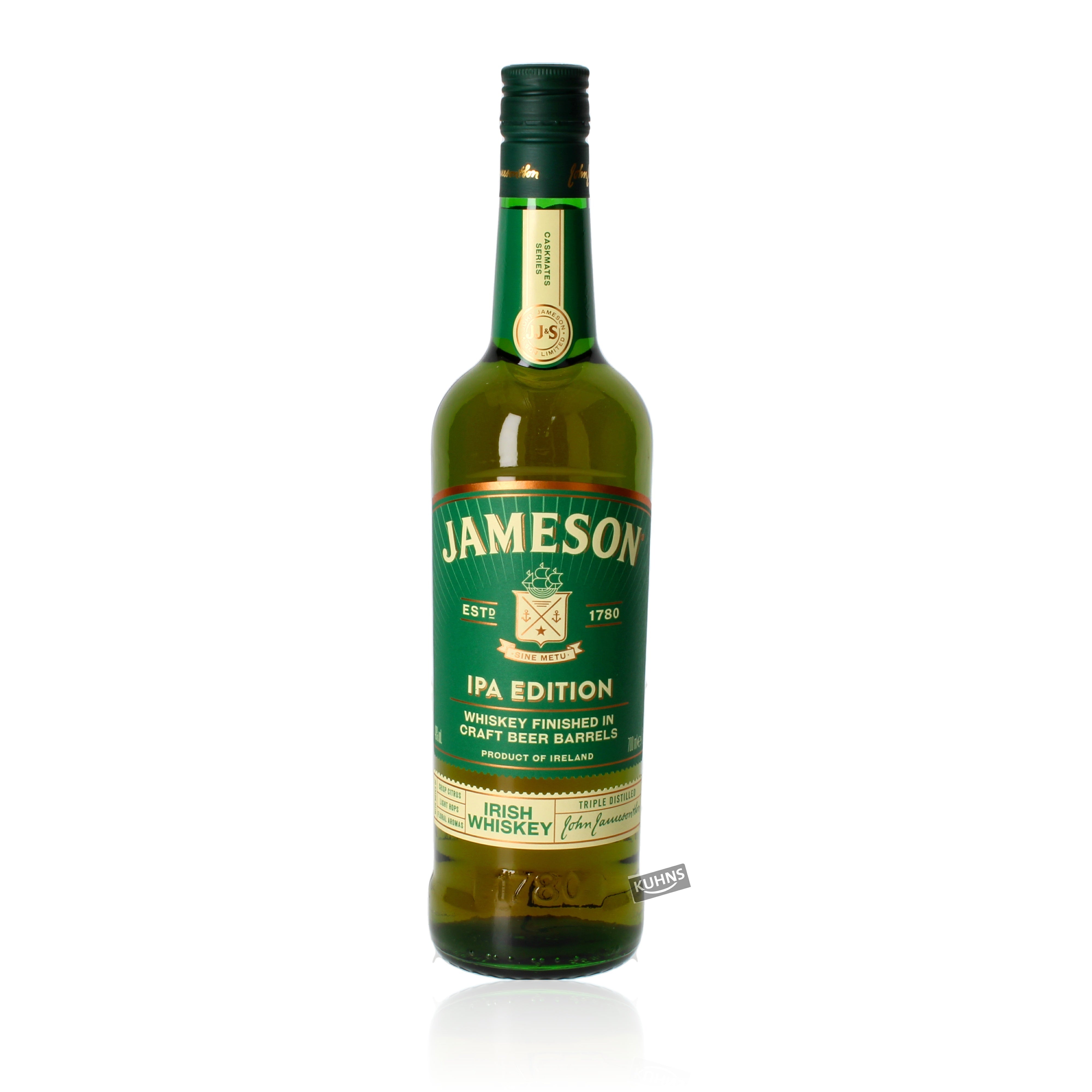 Jameson IPA Irish Whisky, 0,7l alk. 40 % tilavuudesta