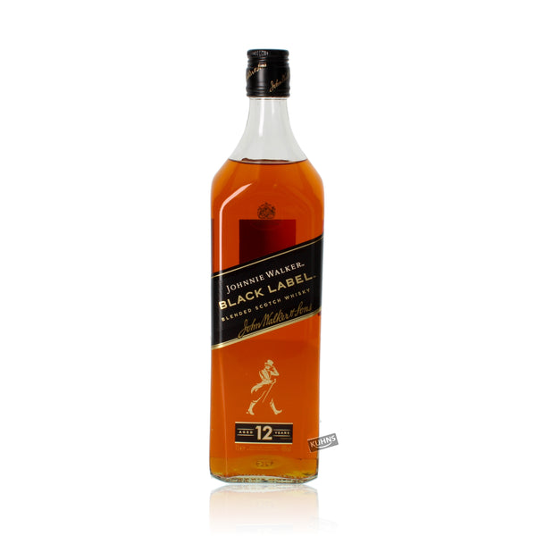 Johnnie Walker Black Label 12 vuotta 1,0l, alk. 40 % tilavuudesta