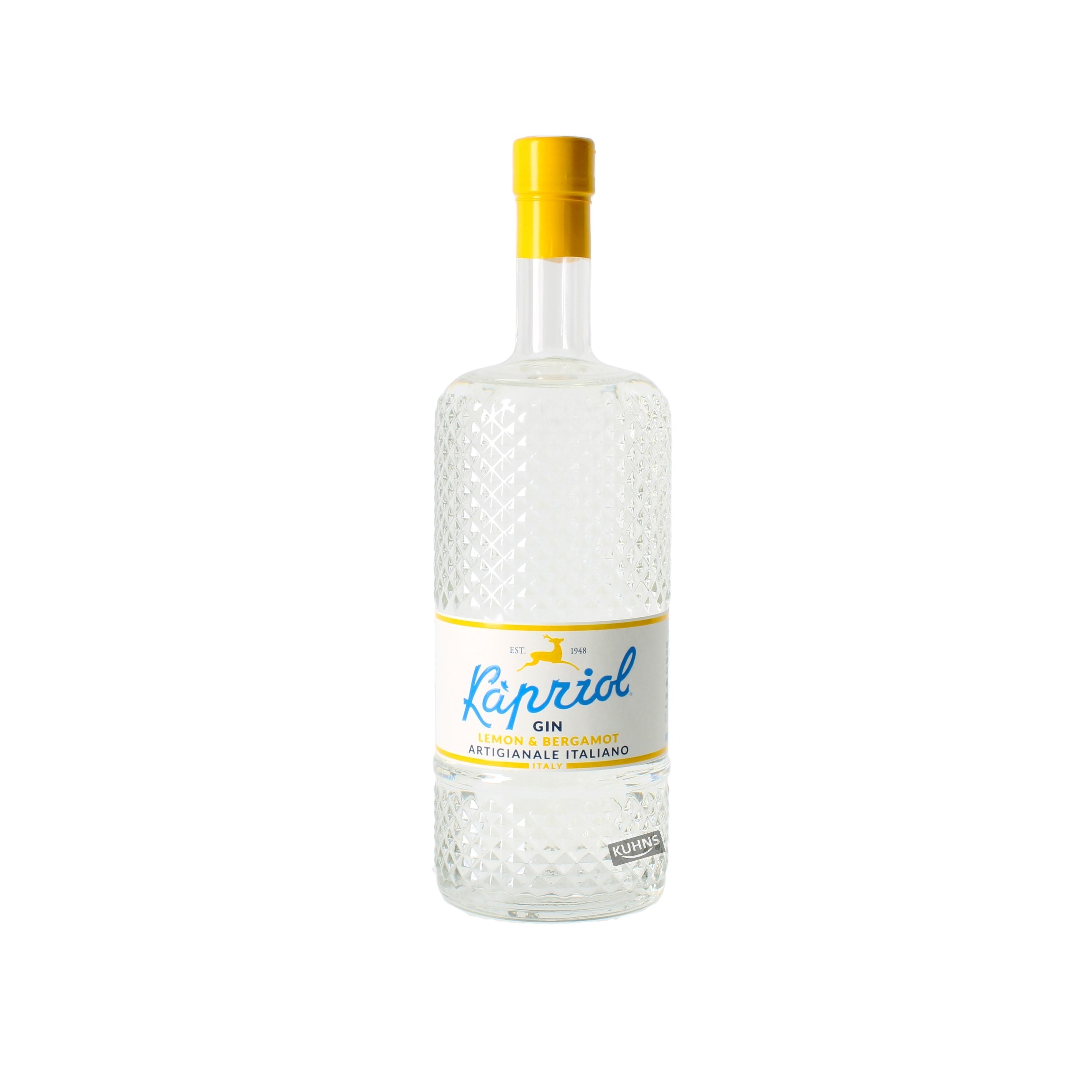 Kapriol Gin Lemon &amp; Bergamot 0.7l, alc. 40.7% Vol. Gin Italy