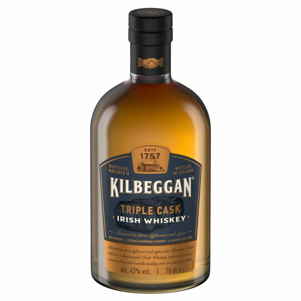 Kilbeggan Triple Cask Irish Whiskey 0,7l, alc. 43 Vol.-%