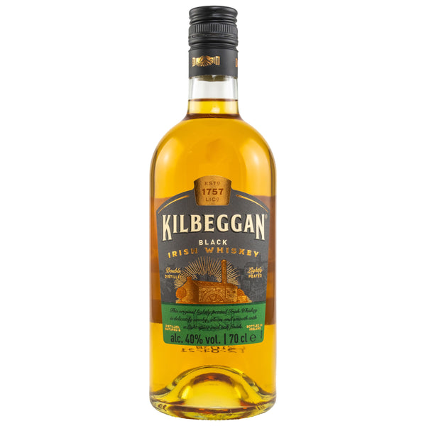 Kilbeggan Black Blended Irish Whisky 0,7l, alk. 40 tilavuusprosenttia