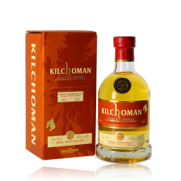 Kilchoman French Inspiration #2 0,7l, alk. 49,1 tilavuusprosenttia.