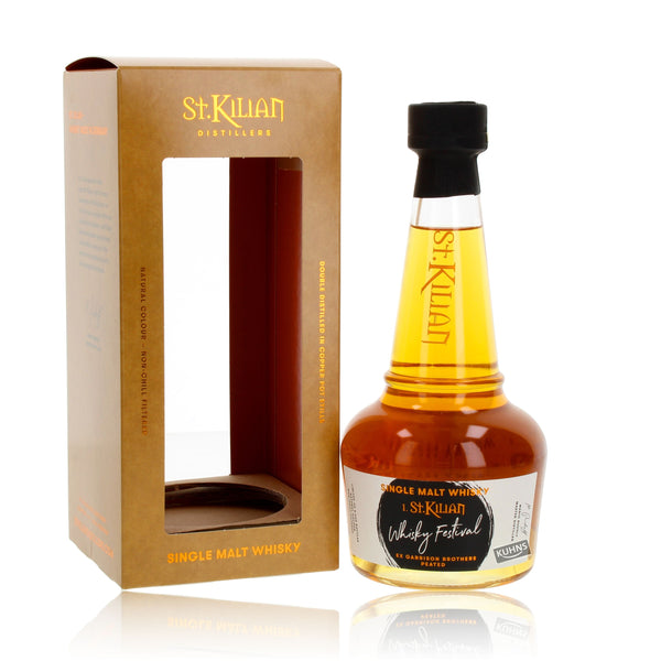 St. Kilian Whisky Festival Edition savuinen 0,5l, alk. 58,4 tilavuusprosenttia.