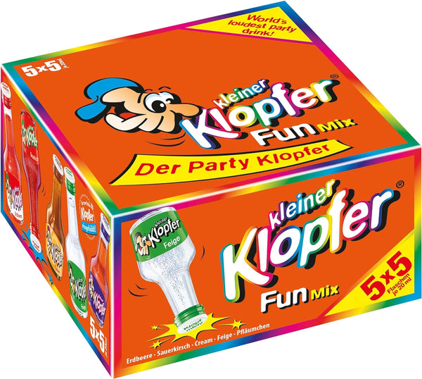 Little Klopfer Fun Mix 25x20ml, 0,5l, alk. 15-17 tilavuusprosenttia, likööriseos Saksa 