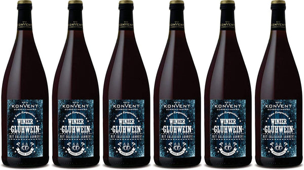 Wein-Konvent Winzer Glühwein Rot 6x1,0l, alc. 12 Vol.-%