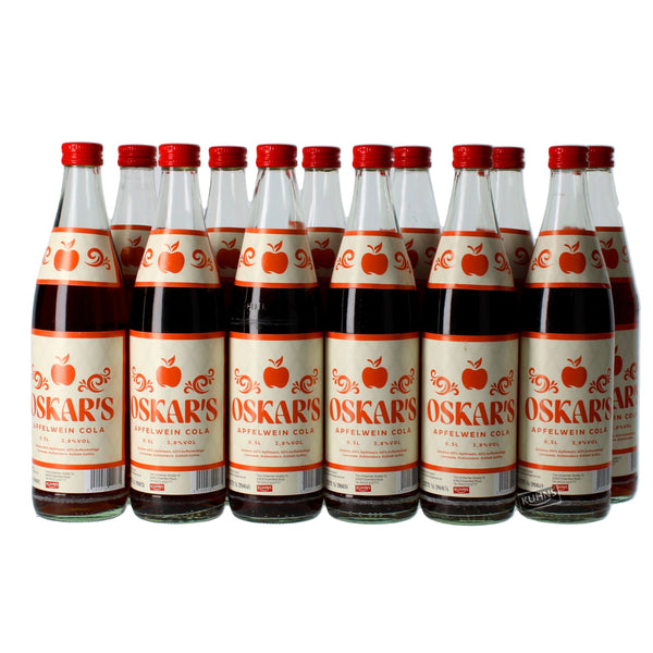 OSKAR`S Apple Cider Cola 12x0,5l, alk. 3,8 tilavuusprosenttia