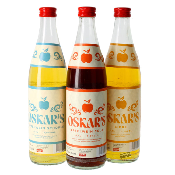 OSKAR'S maistelusarja 3x0,5l, alk. 3,1 - 3,8 tilavuus-%