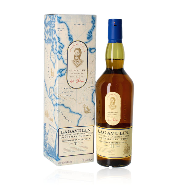 Lagavulin 11 vuotta Offerman Rommi Cask 2024 0,7l, alk. 46 % tilavuudesta