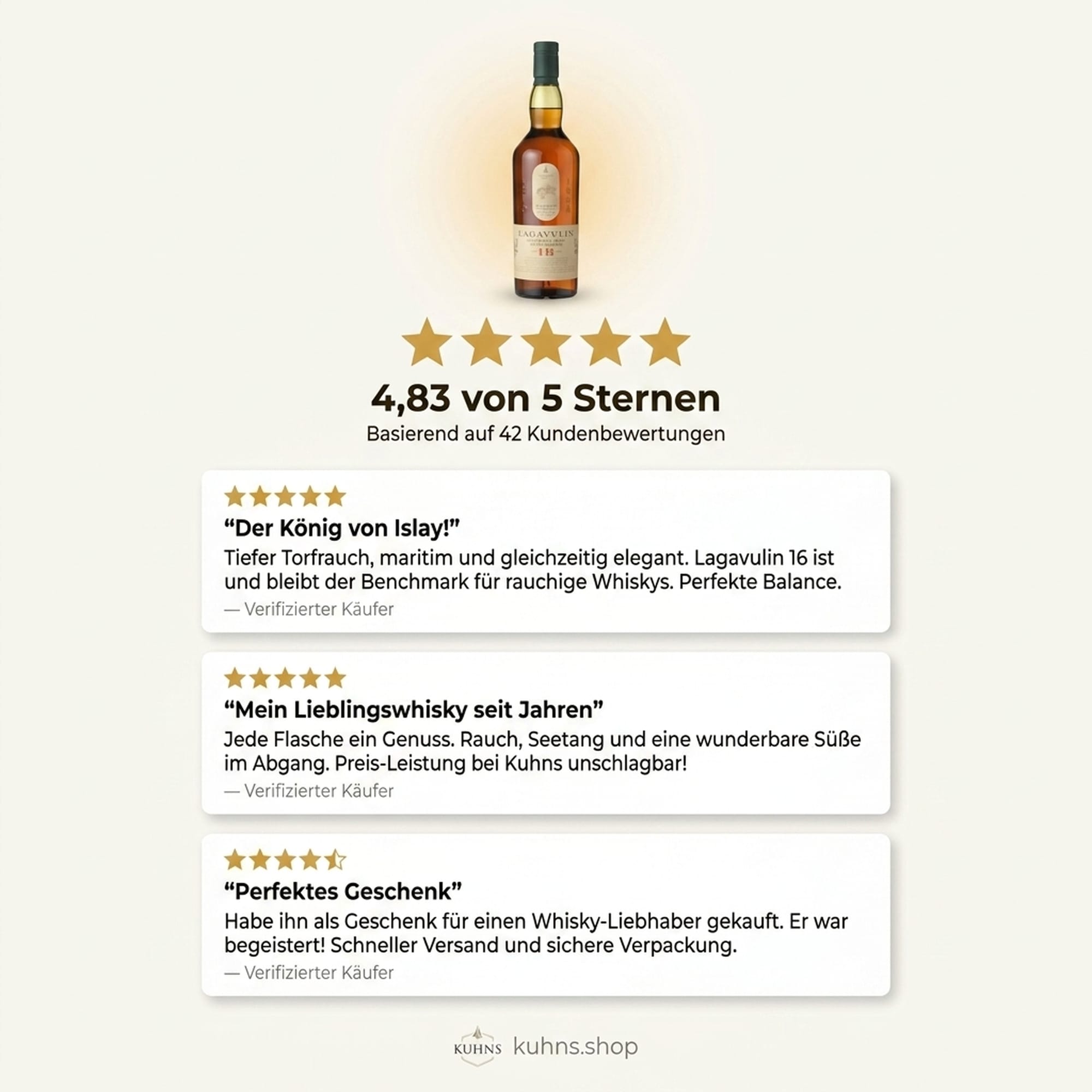 Lagavulin 16 Jahre 0,7l alc. 43 Vol.-%