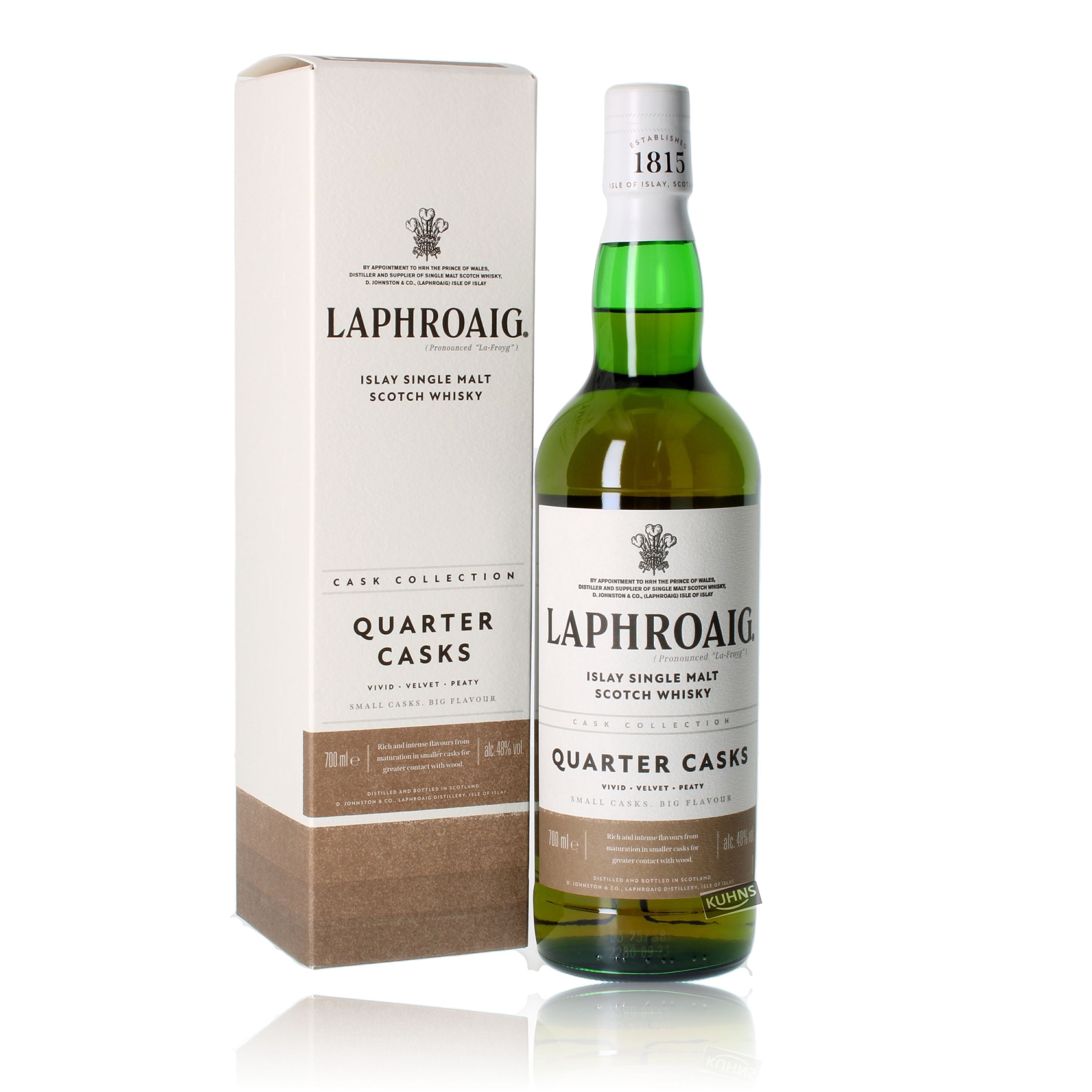 Laphroaig Quarter Casks Islay Single Malt Scotch Whiskey 0.7l, alc. 48% vol.
