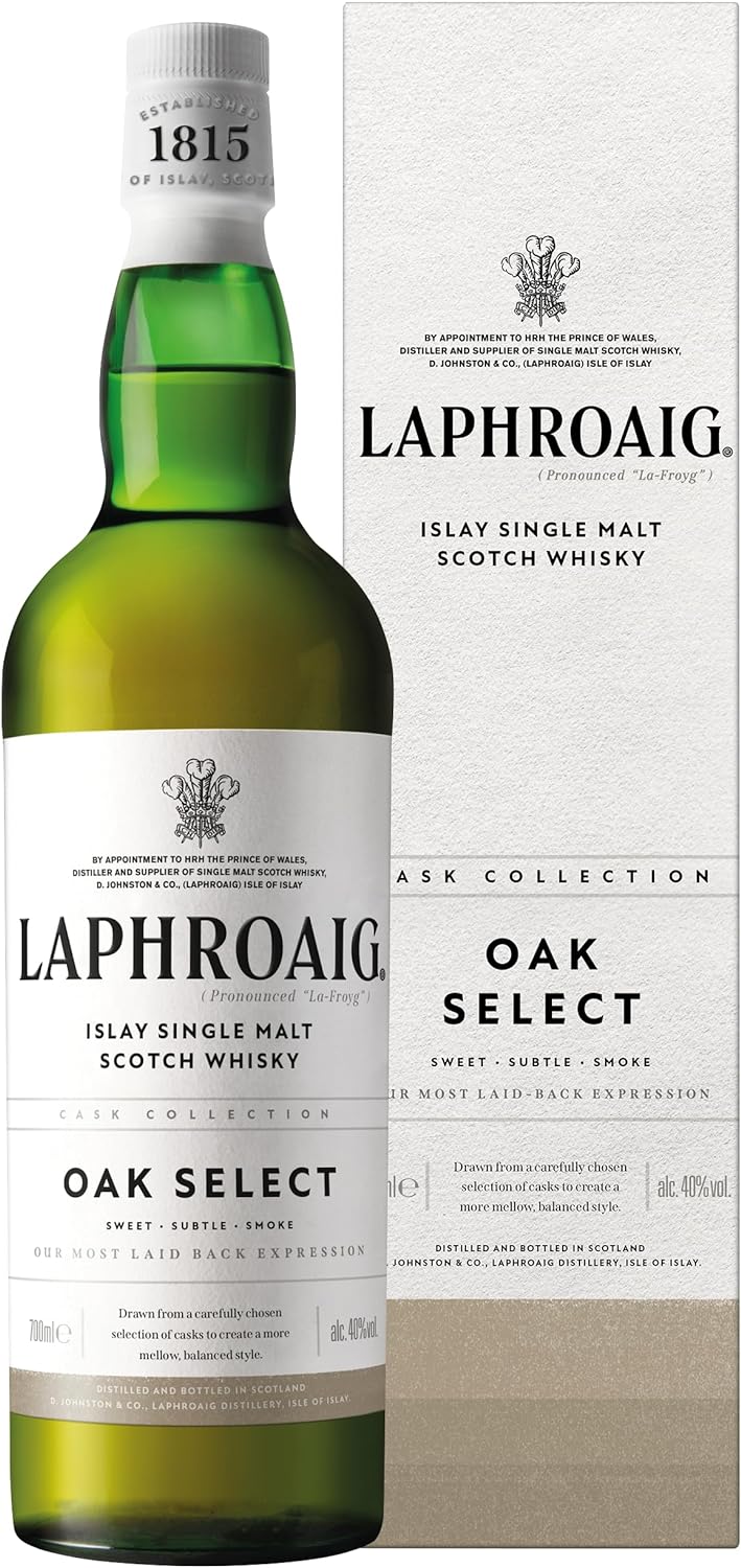 Laphroaig Oak Select Islay Single Malt Whisky 0.7l, alc. 40 Vol.-%