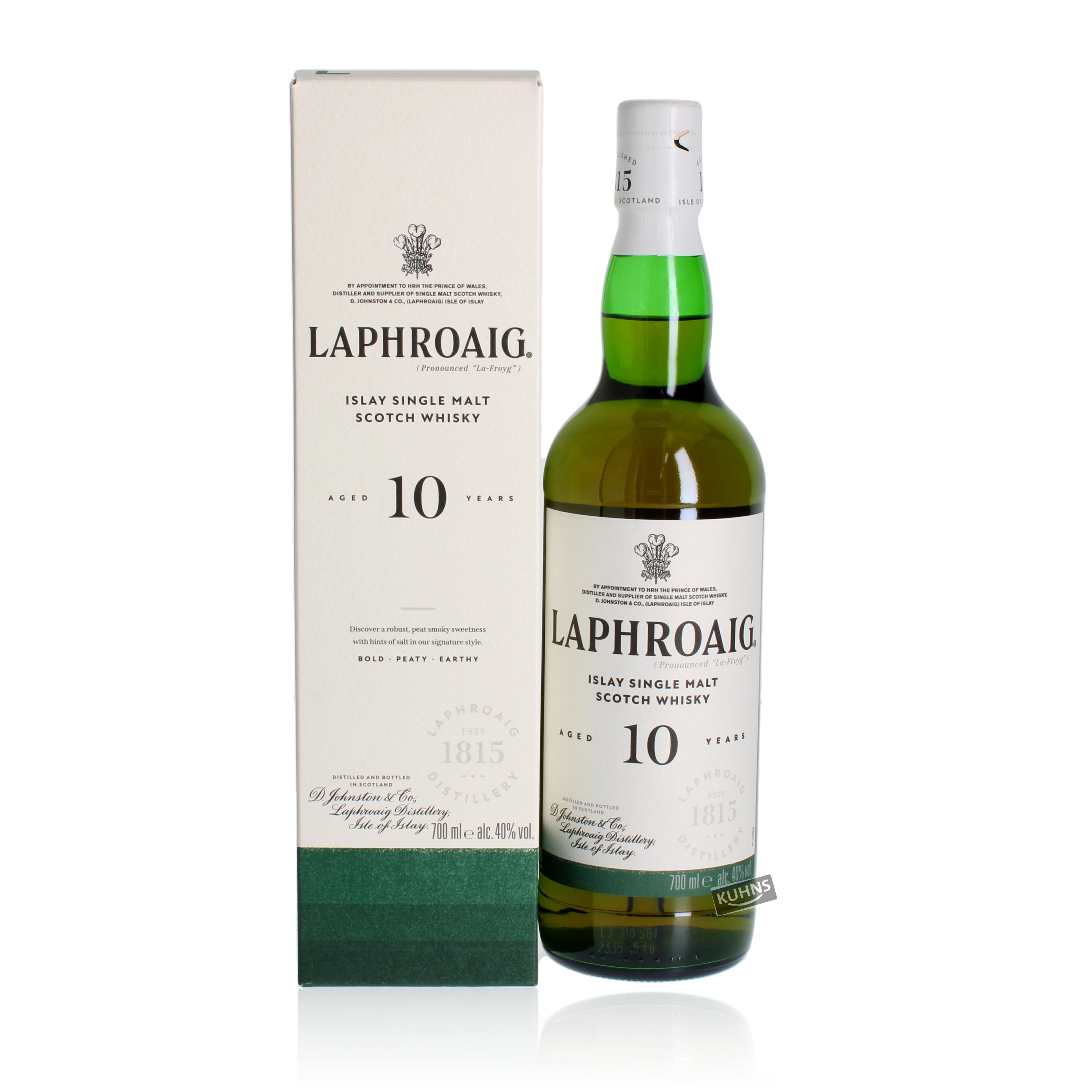 Laphroaig 10 Years Islay Single Malt Scotch Whiskey 0.7l, alc. 40% by volume