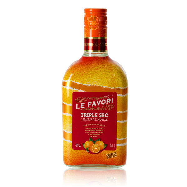 Le Favori Triple Sec 0,7l, alk. 40 tilavuusprosenttia, appelsiinilikööri