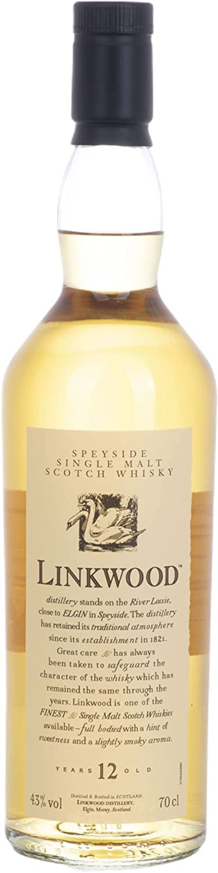 Linkwood 12 Jahre Flora & Fauna Speyside Single Malt Scotch Whisky 0,7l, 43 Vol.-%